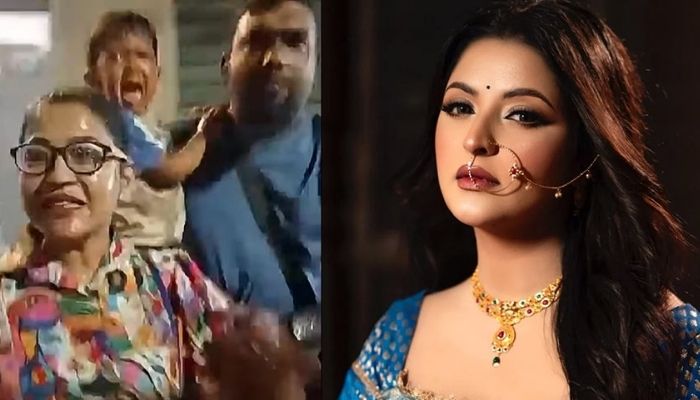বাঁধনকে হেনস্তা, ক্ষুব্ধ পরীমণি বললেন ‘এদের কাছে বাচ্চার কান্নাও কিছু না’